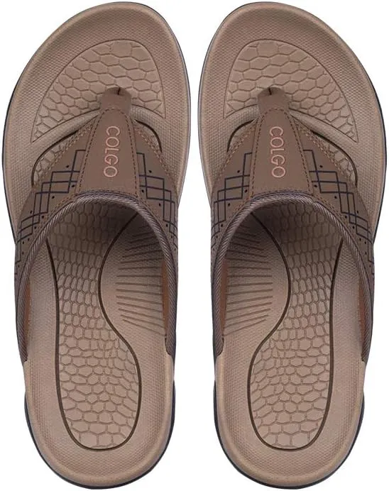 Mens Flip Flops Comfort Sport Thong Sandals for Indoor Outdoor Casual Beach Flip Flops for Men with Arch Support