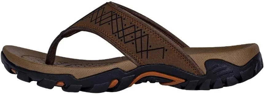 Mens Flip Flops Comfort Sport Thong Sandals for Indoor Outdoor Casual Beach Flip Flops for Men with Arch Support