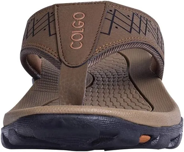 Mens Flip Flops Comfort Sport Thong Sandals for Indoor Outdoor Casual Beach Flip Flops for Men with Arch Support