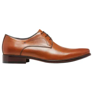 Mens Julius Marlow Keen Formal Dress Work Cognac Leather Lace Up Shoes
