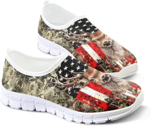 Men's Loafers Slip On Slip Shoe Casual Walking Shoes Non Slip Work Shoes Mesh Athletic Sneakers White Sole