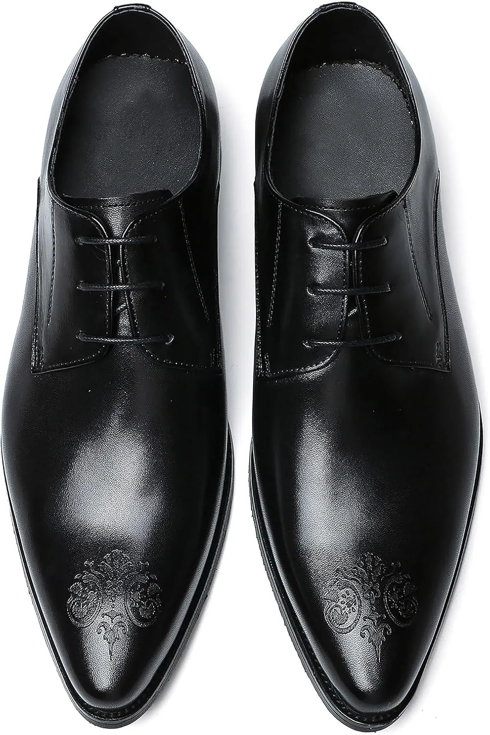 Men's Oxfords Formal Dress Leather Brogues Derby Business Prom Wedding Fashion Casual Walking Shoes for Men
