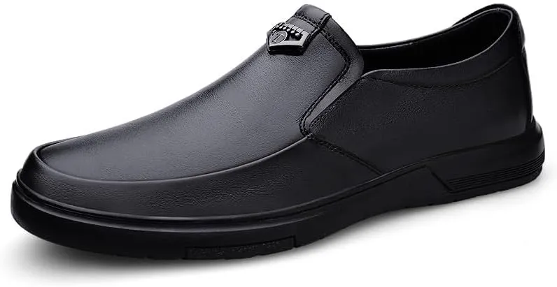 Men's Patent Leather Tuxedo Shoes Slip-On Formal Dress Shoes for Wedding & Prom