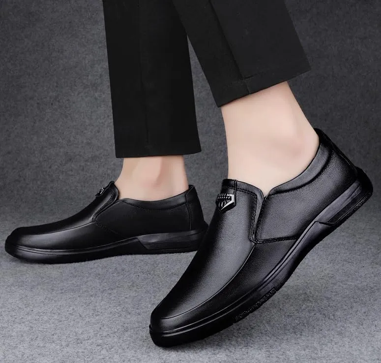 Men's Patent Leather Tuxedo Shoes Slip-On Formal Dress Shoes for Wedding & Prom