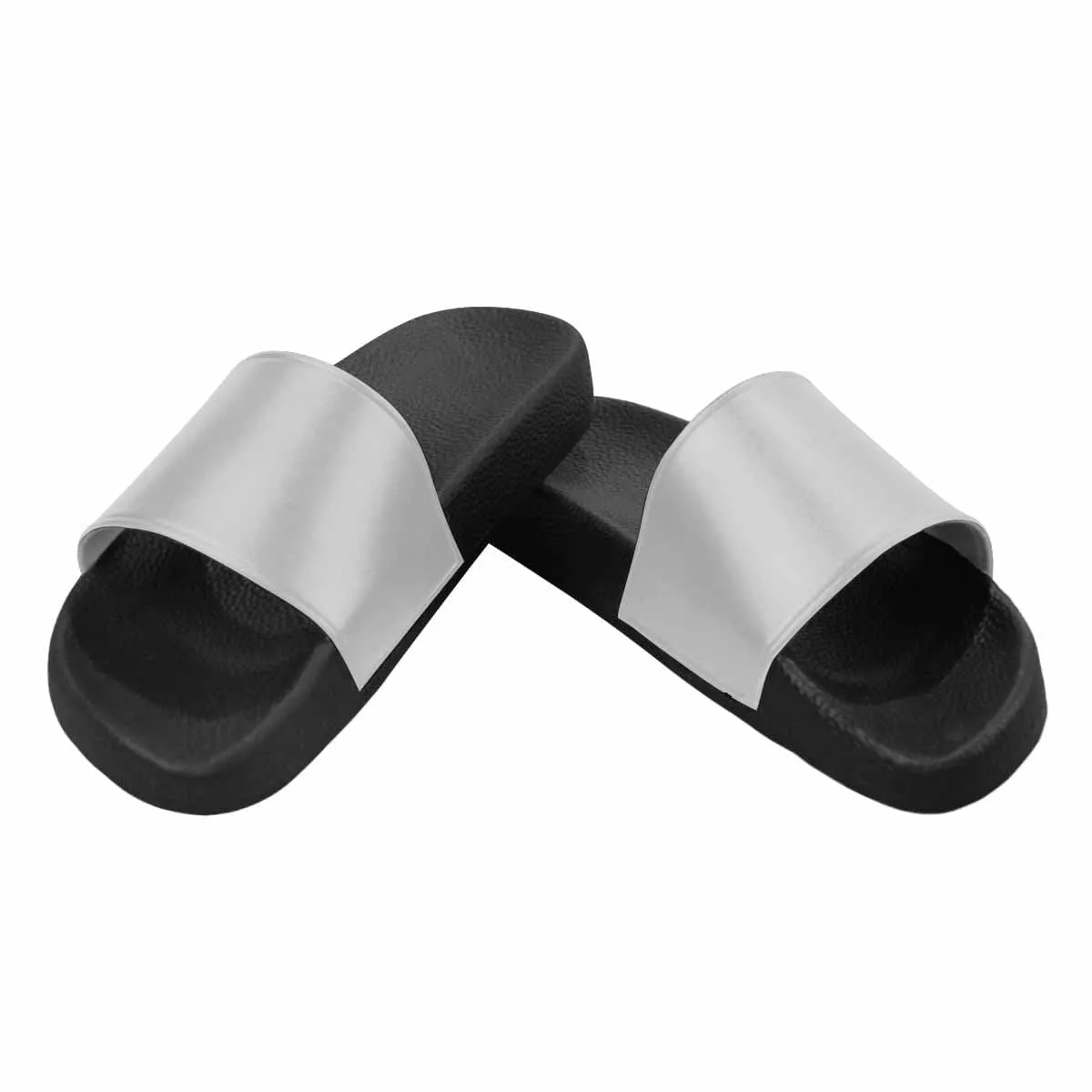 Mens Slide Flip Flop Grey Sandals by inQue.Style