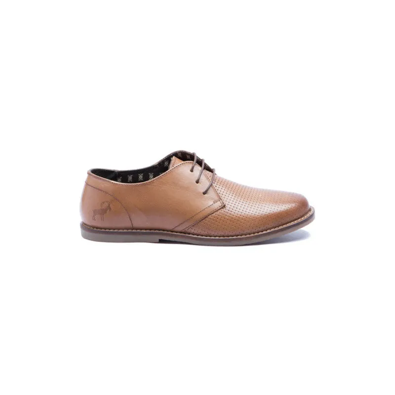 Men's tan formal shoes