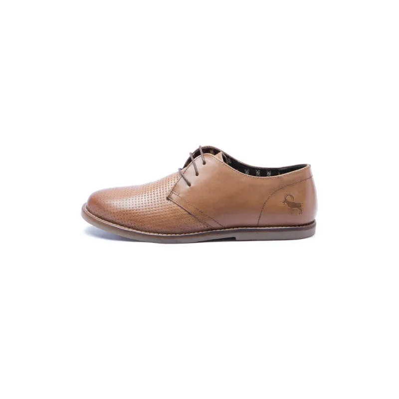 Men's tan formal shoes