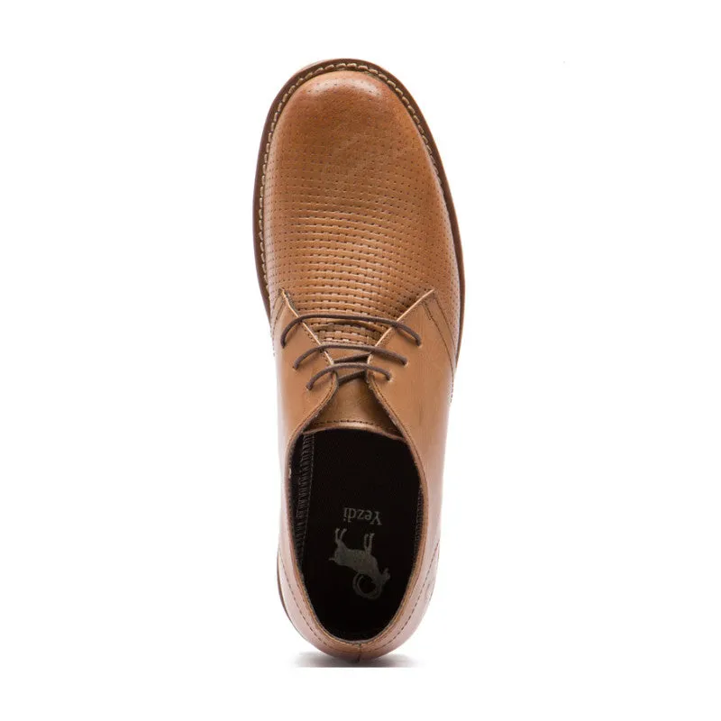 Men's tan formal shoes