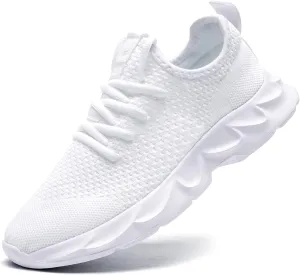 Mens Walking Shoes Slip On Tennis Non Slip Sneakers Outdoor Running Sports Trainers Athletic Sneaker Road Casual Workout Lightweight Shoes