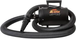 METROVAC Air Force Blaster, Lightweight Car & Motorcycle Vacuum Cleaner, Dryer with Truck Air Duster - Black