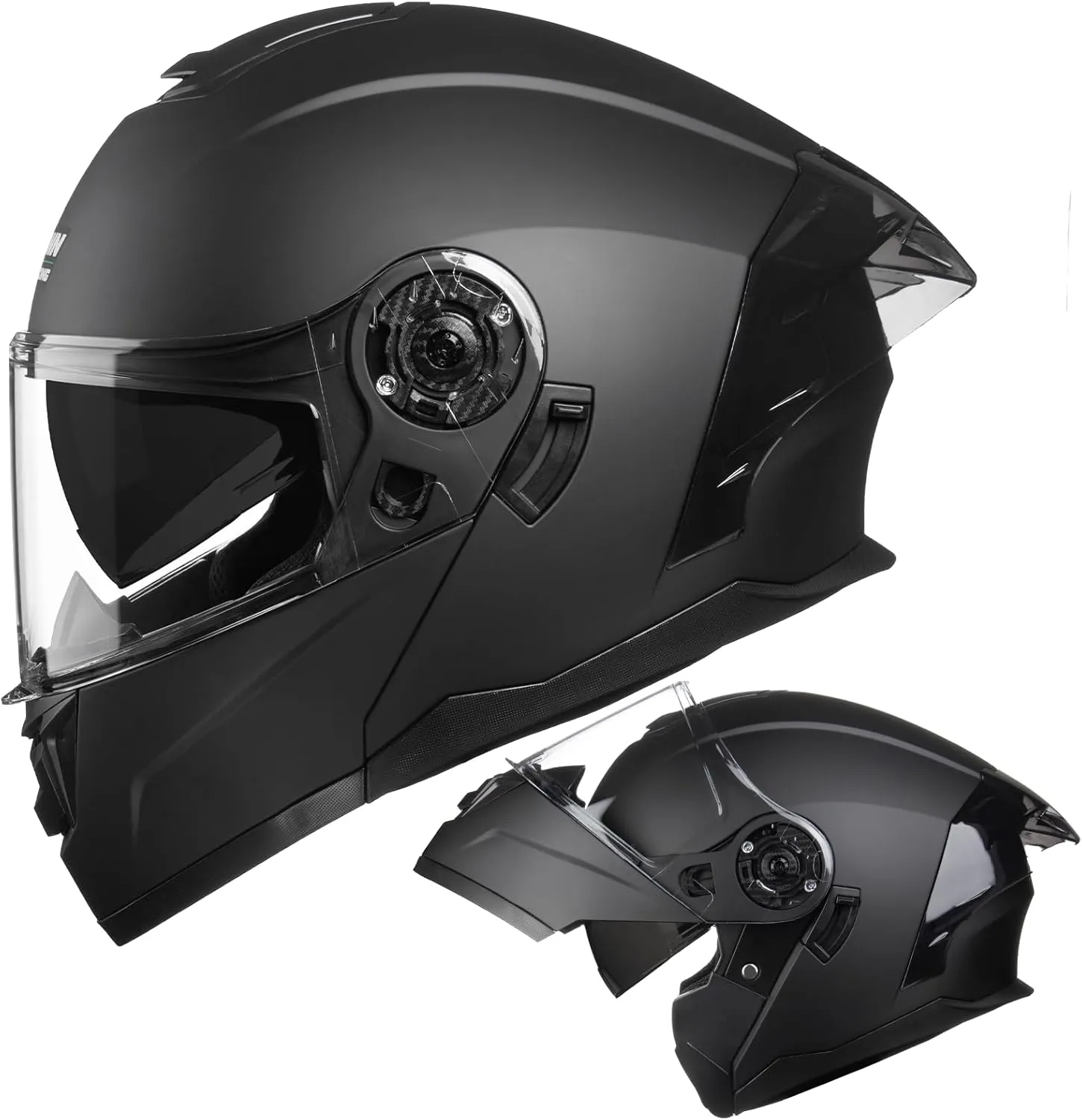 Modular Motorcycle Helmet with Flip-Up Design, DOT Approve with Extra Clear Visor, Full Face Motorcycle Helmets