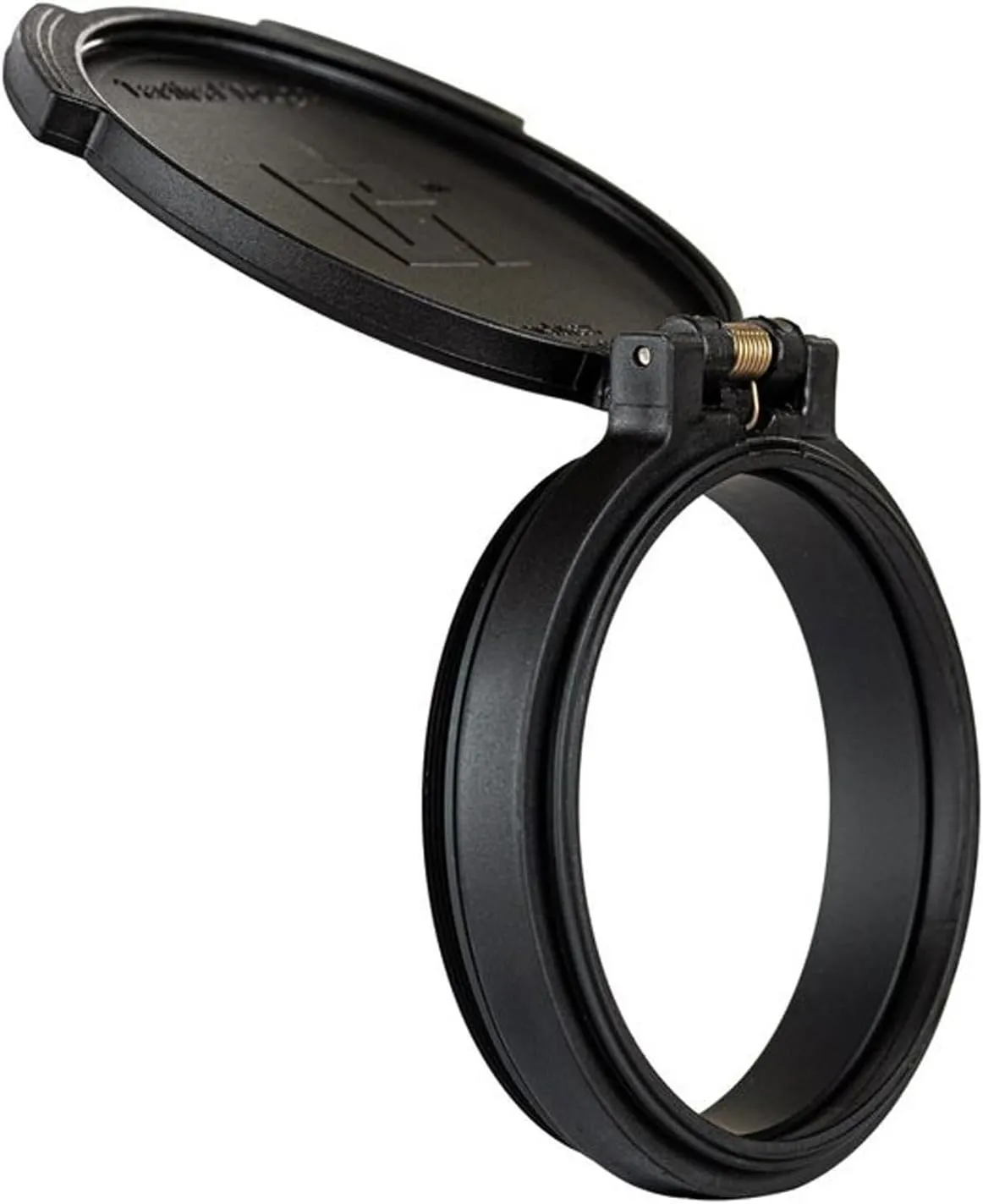 Nightforce Objective Durable Weather-Resistant Spring-Loaded Flip-Up Rotational Lens Caps with Thread-in Attachment