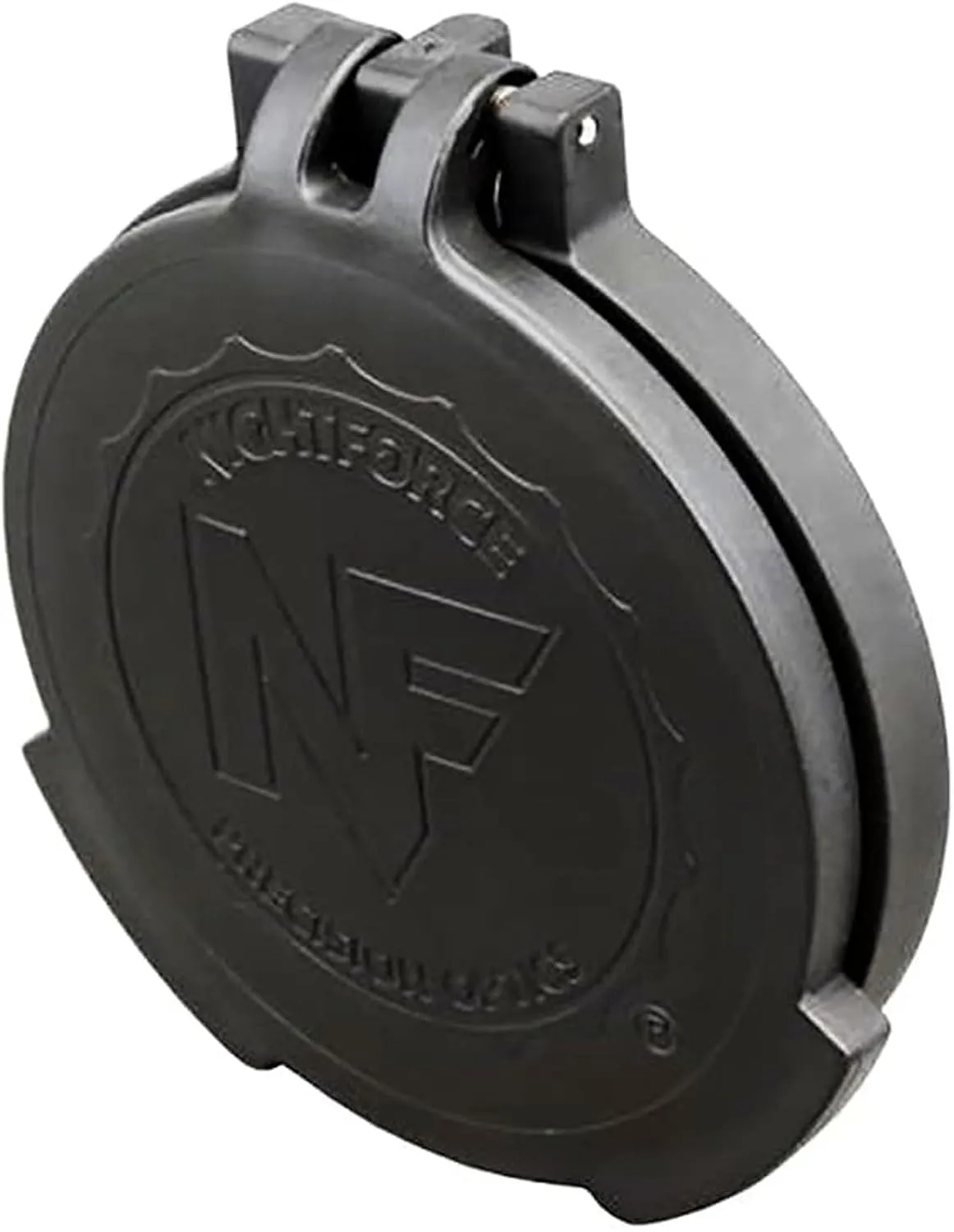 Nightforce Objective Durable Weather-Resistant Spring-Loaded Flip-Up Rotational Lens Caps with Thread-in Attachment