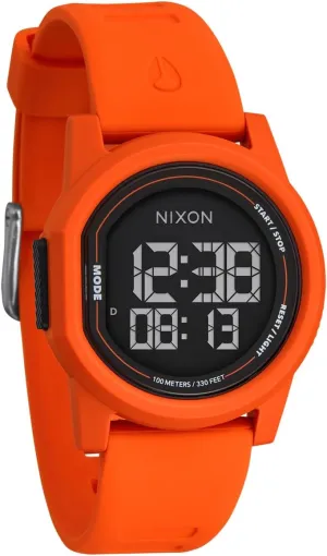 NIXON Disk A1370-100m Water Resistant Men's Digital Watch (39mm Watch Face, 20mm Silicone Band)