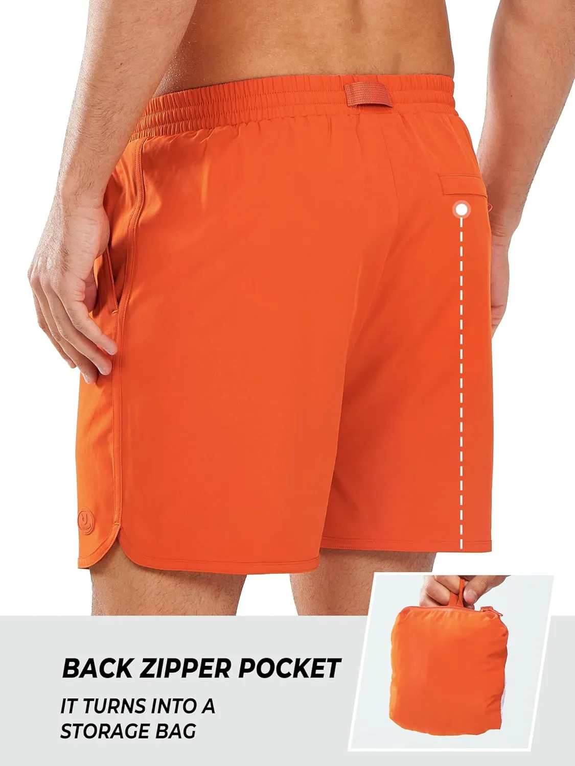 NORTHYARD Men's Swim Trunks 5" Quick Dry Swim Shorts with Mesh Liner Packable for Swimwear Surfing Beach Travel
