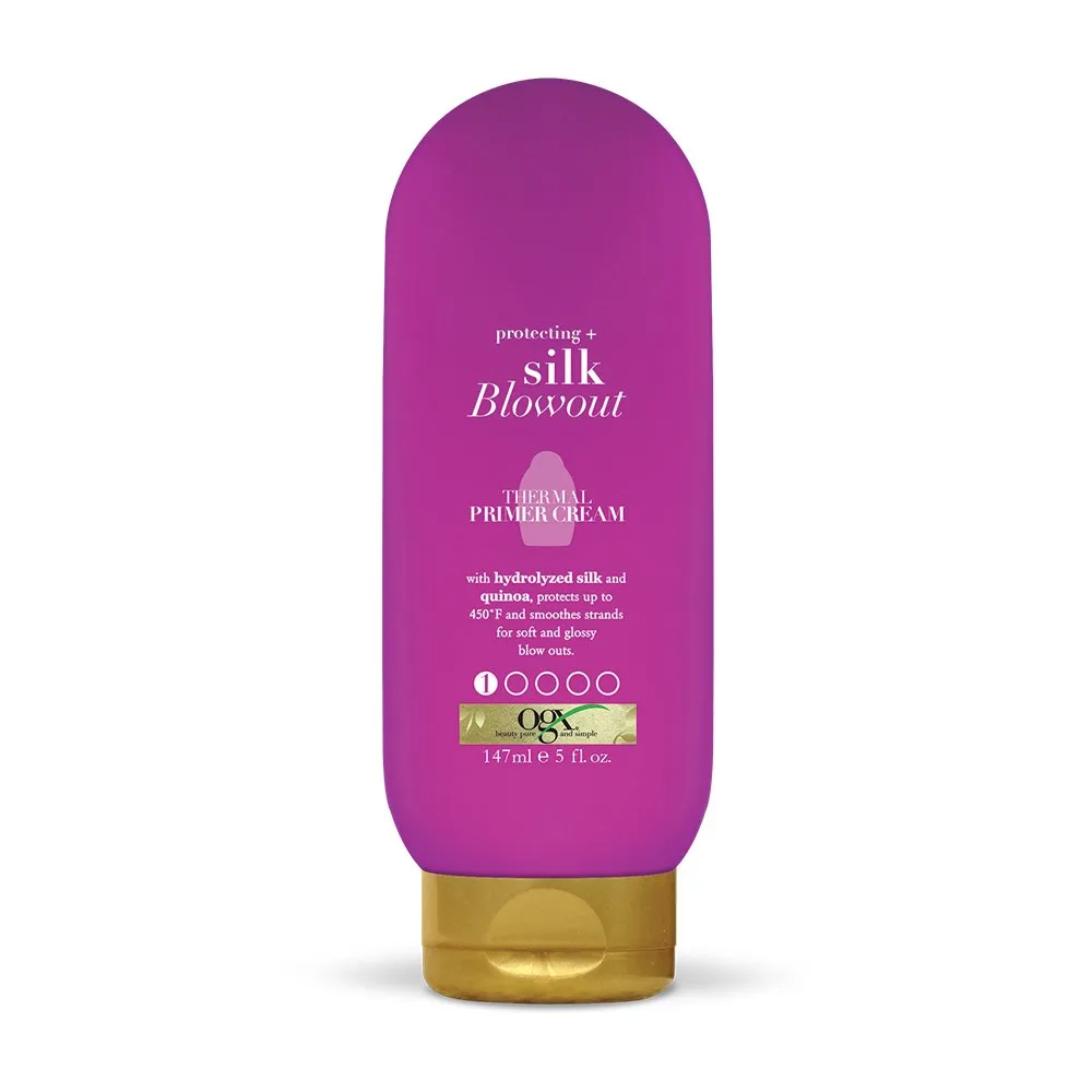OGX Protecting   Silk Blowout Thermal Primer Cream, 5 Ounce (64051)
