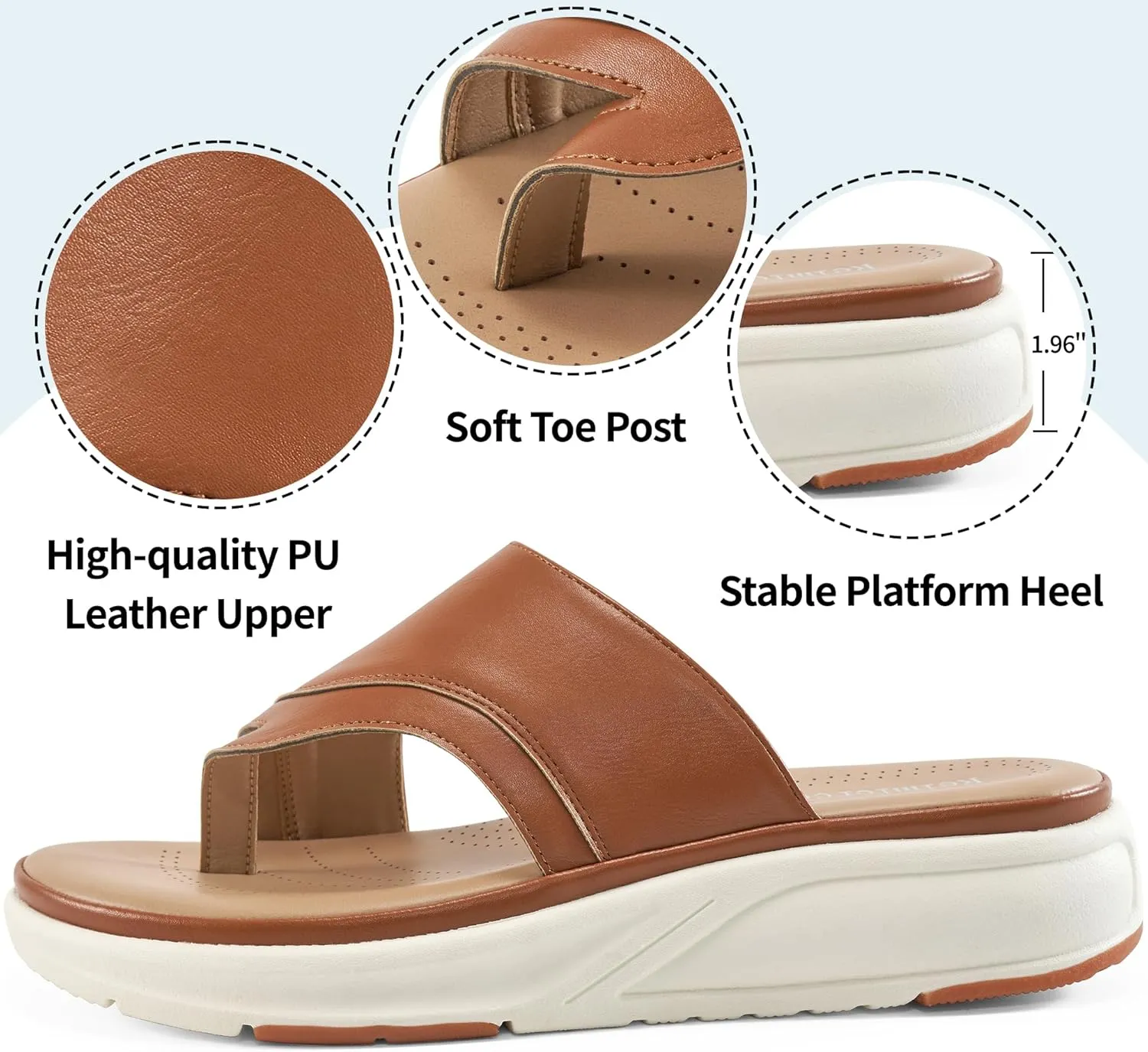 Orthopedic Sandals for Women Outdoor: Dressy Comfort Slides Womens Fashion - Casual Platform Ladies Walking Sandal