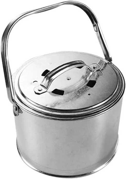 Outdoor Wood Stove Foldable Ultralight, Portable Tent Camping Stove Carbon Steel/Stainless Steel for Cooking Heating BBQ Fishing RV Travel with Carry Bag