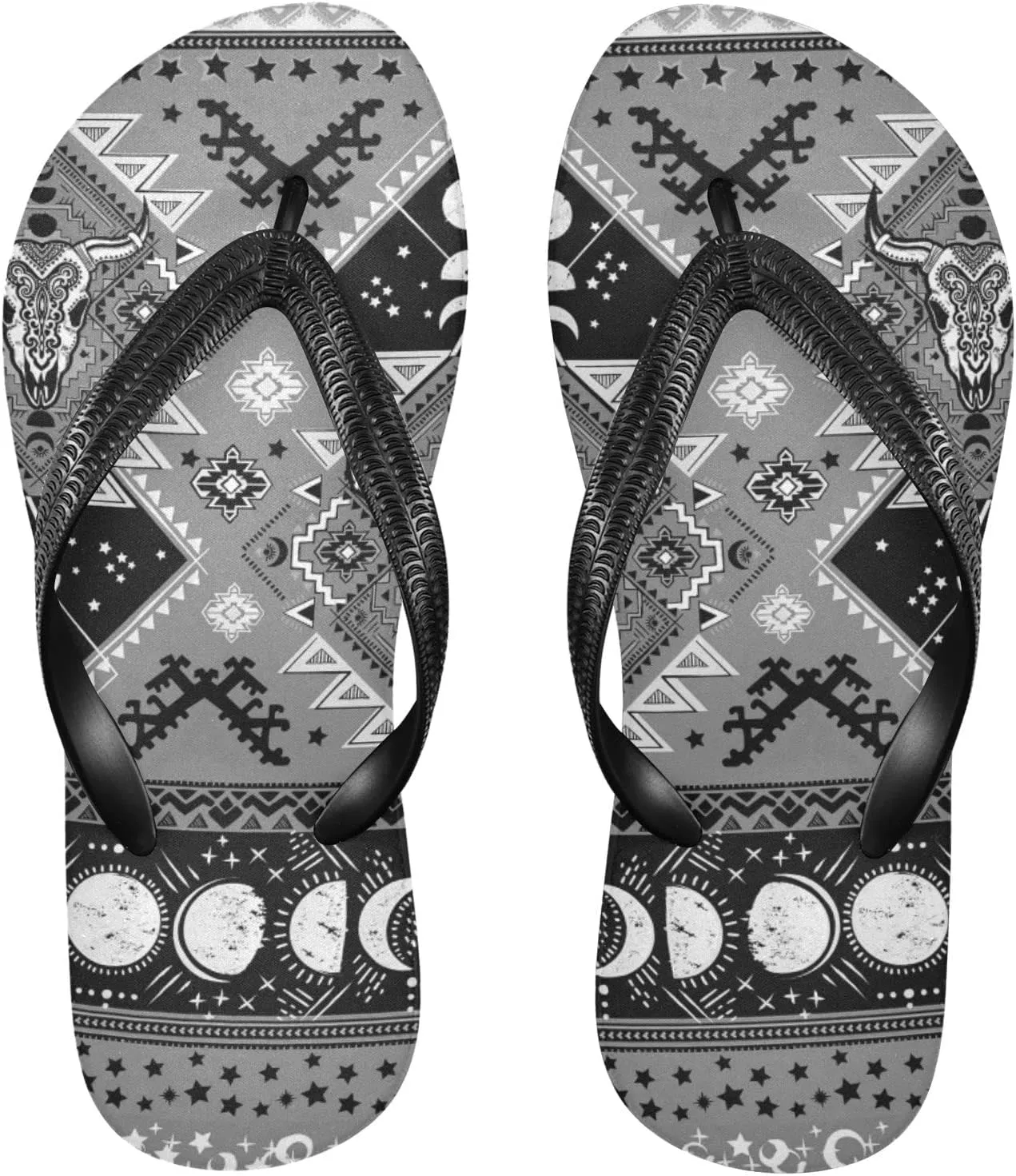 Oyihfvs Flip Flops Flip Sandal Home Slippers Hotel Spa Bedroom for Men Women XS-XXL