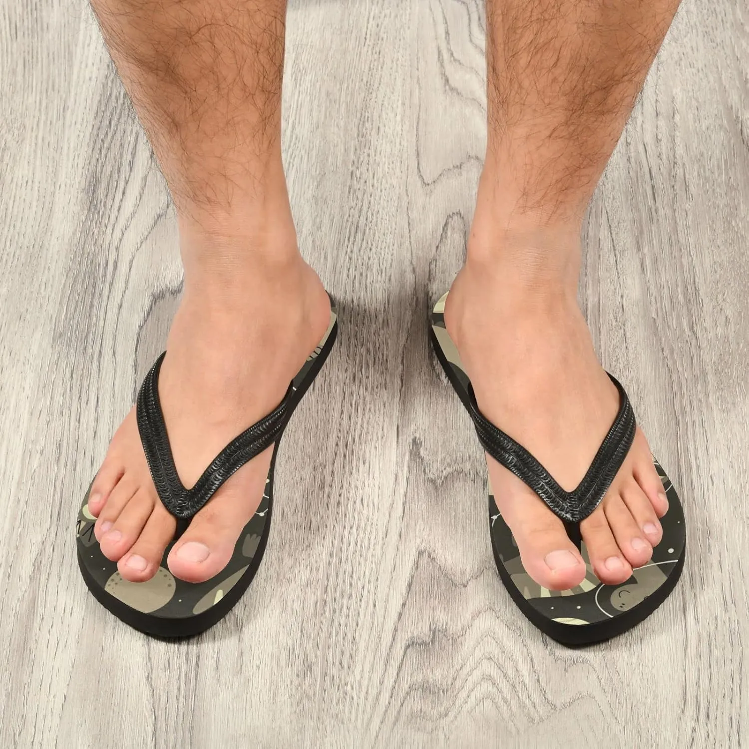 Oyihfvs Flip Flops Flip Sandal Home Slippers Hotel Spa Bedroom for Men Women XS-XXL