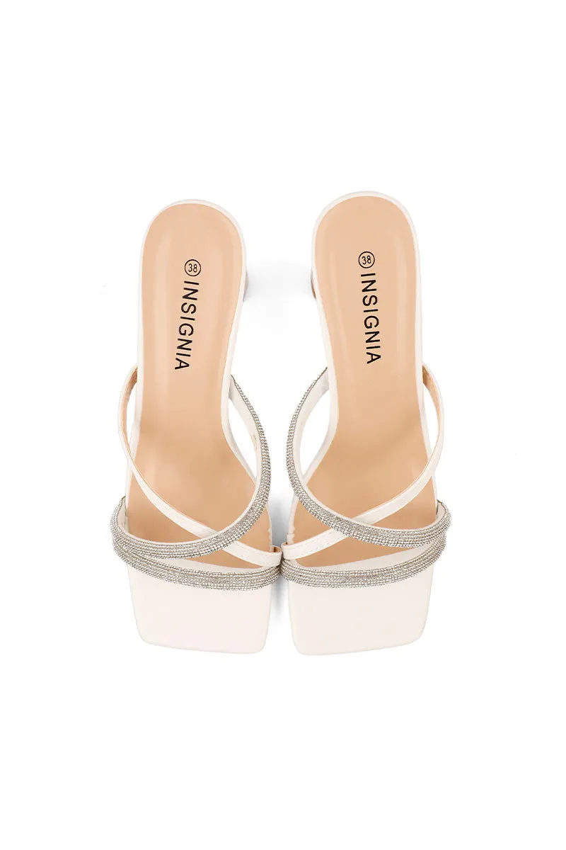Party Wear Slip On I29282-White