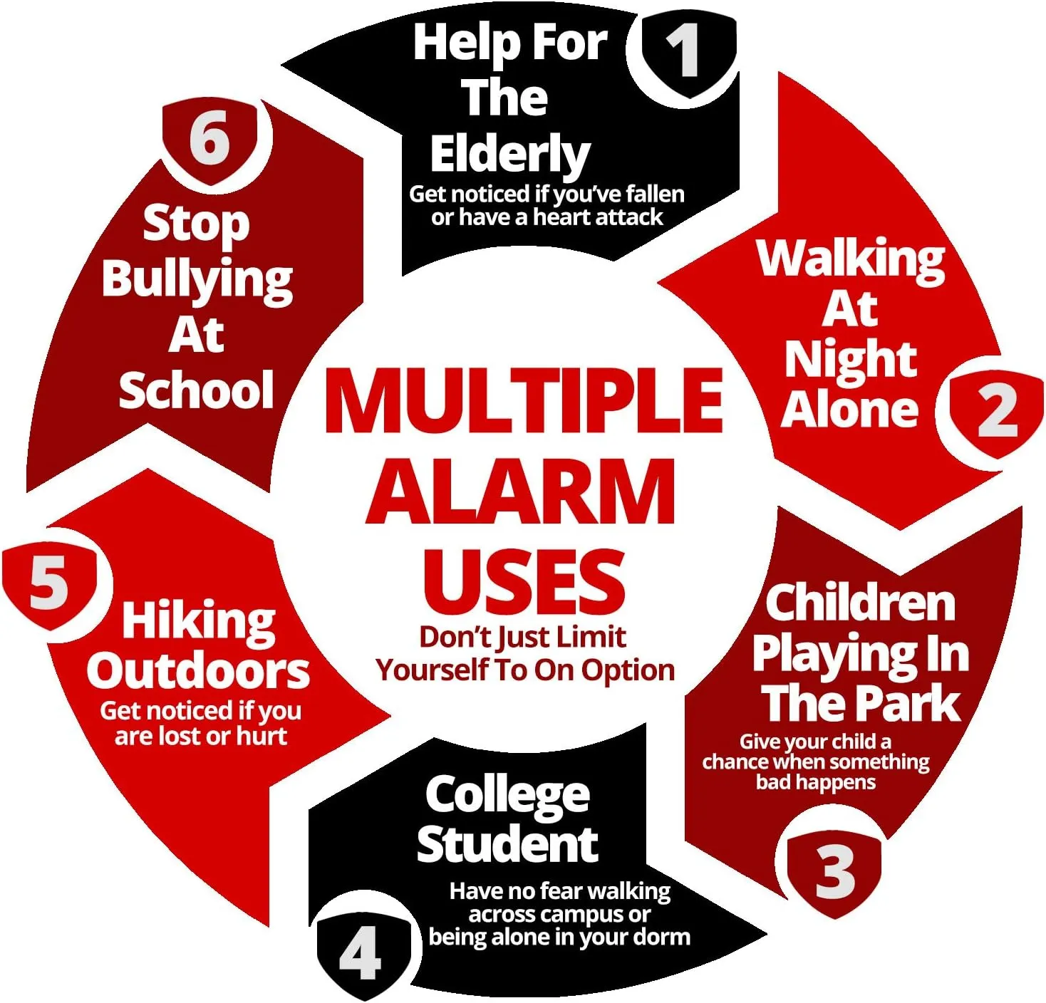 Pepper Spray Keychain Personal Alarm for Women - Police Strength OC Spray w/Safety Flip - Hear 600ft Away - Quick Release