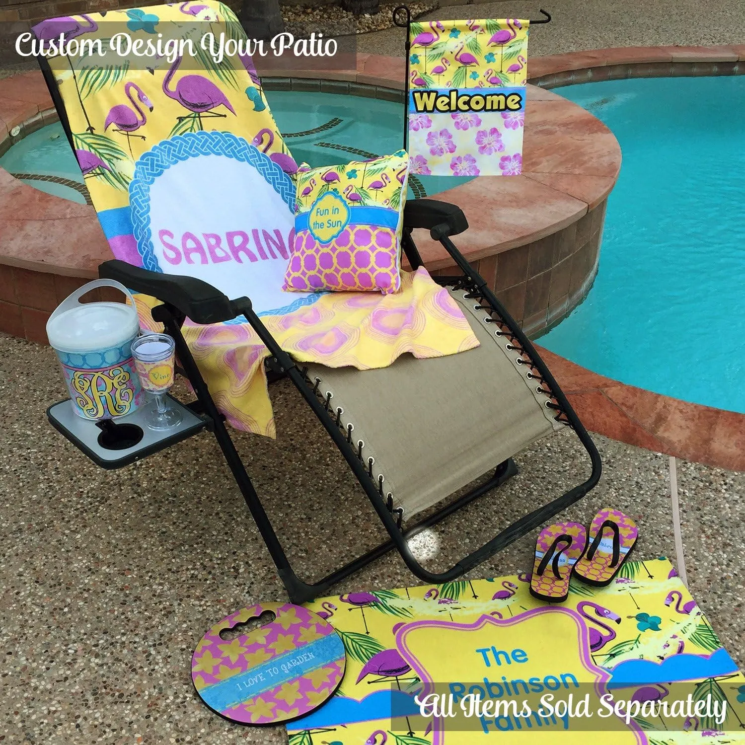 Personalized Math Lesson Flip Flops