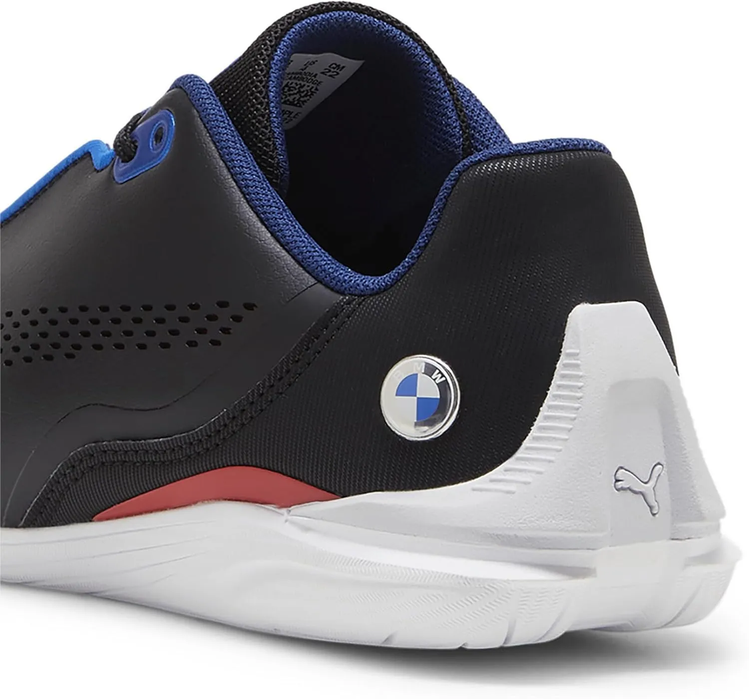 PUMA Unisex-Child Shoes BMW M Motorsport Drift Cat Decima Sneaker, Black-Pro Blue, 4.5 US Big Kid