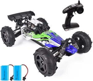 RC Racing Car, 1:12 Scale 2.4GHZ Remote Control Car 40KM/H High Speed Racing RC Truck Electric Toy Vehicle with 2 Rechargeable Batteries for Boys Kids