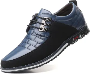 Recyphi Men’s Oxford Derby Orthopedic Leather Shoes Formal Luxury Business Dress Shoes Lace-up Walking Driving Loafers Dress Sneakers