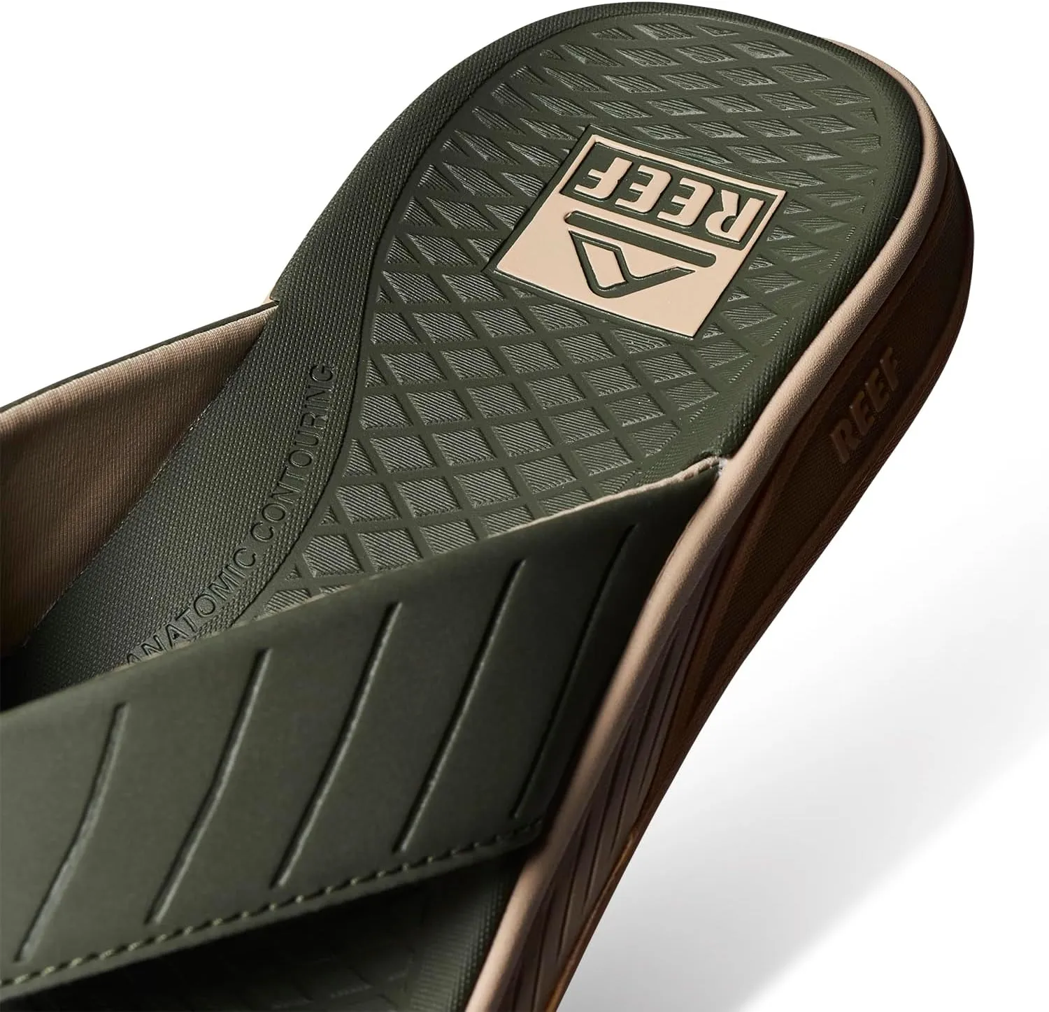 REEF Deckhand Men's Water Friendly Flip Flop, Boat Friendly, No Slip Traction, Quick Dry