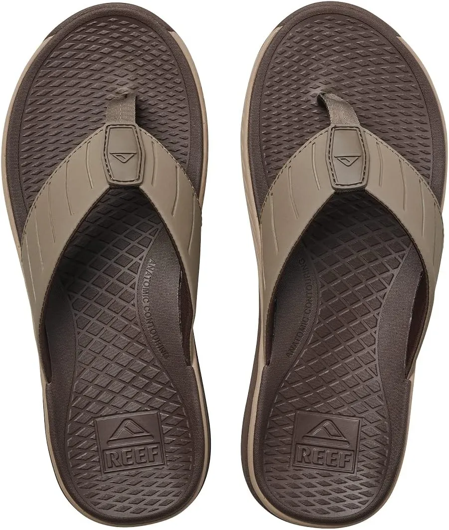 REEF Deckhand Men's Water Friendly Flip Flop, Boat Friendly, No Slip Traction, Quick Dry