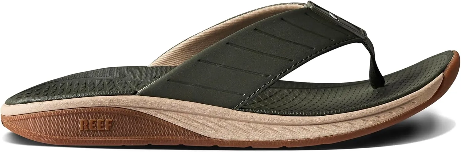 REEF Deckhand Men's Water Friendly Flip Flop, Boat Friendly, No Slip Traction, Quick Dry