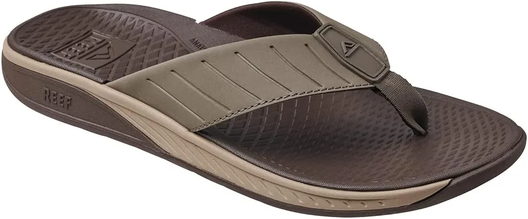 REEF Deckhand Men's Water Friendly Flip Flop, Boat Friendly, No Slip Traction, Quick Dry