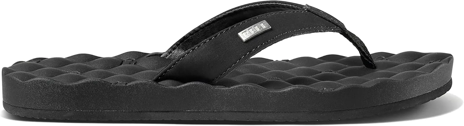REEF Dreams Women's Flip Flop, Memory Foam Cushion Footbed, Faux Leather Satin Lined Strap