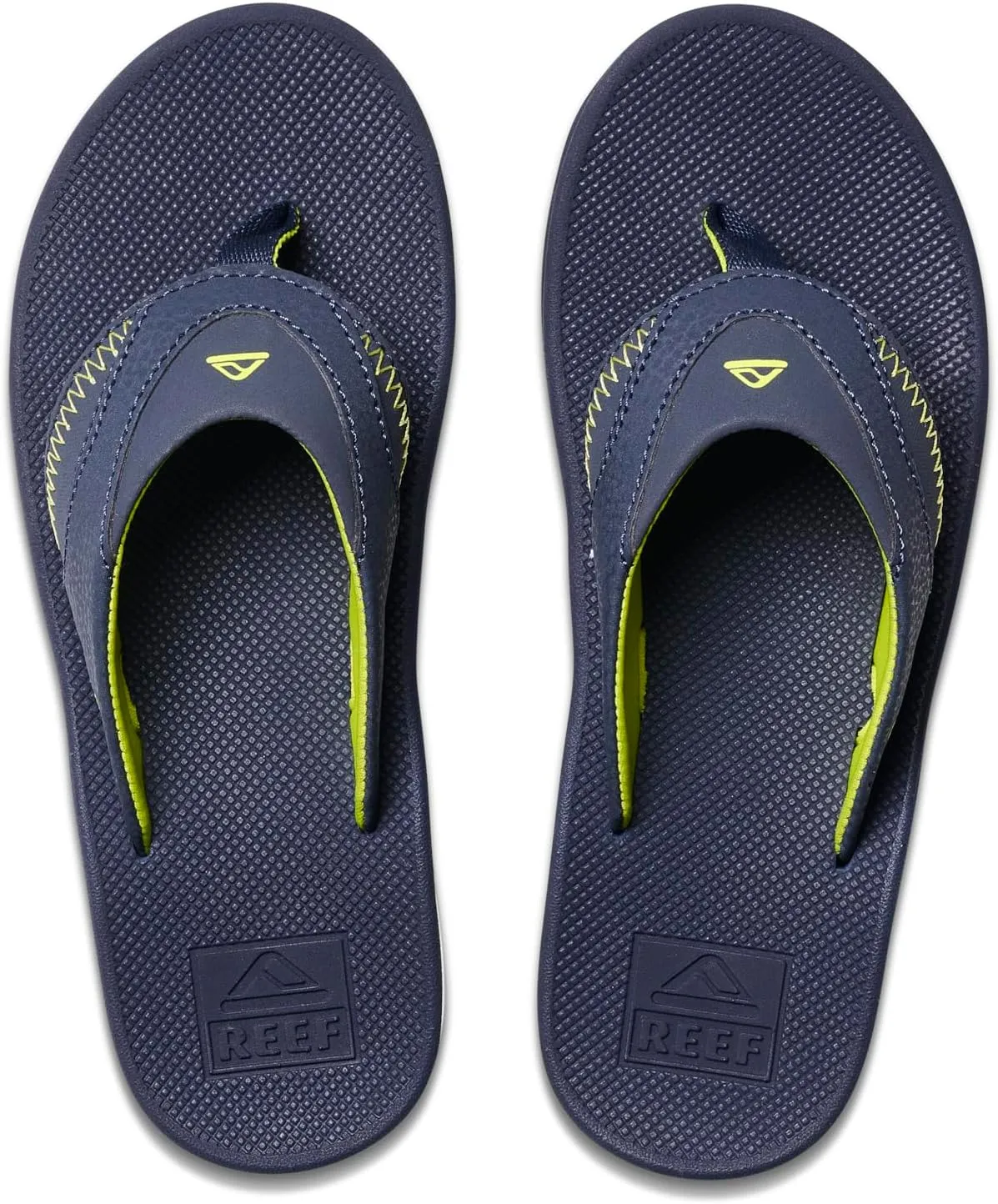 REEF Kids' Fanning Flip Flop, Arch Support, Durable Outsole, Water Friendly