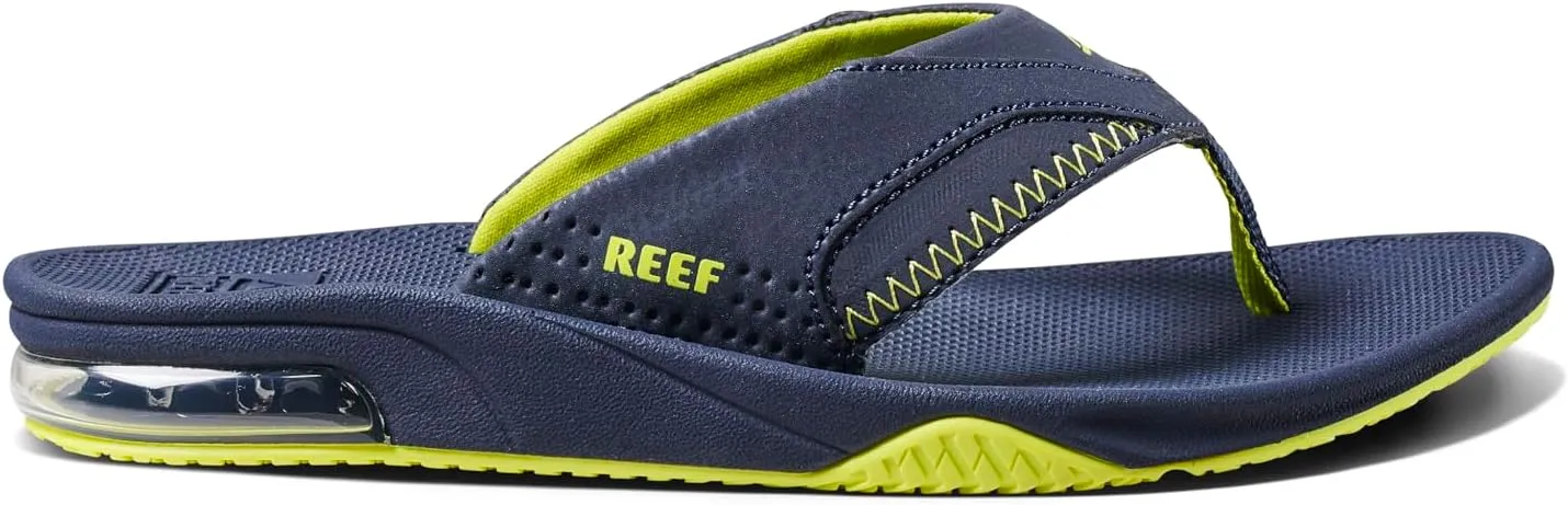 REEF Kids' Fanning Flip Flop, Arch Support, Durable Outsole, Water Friendly