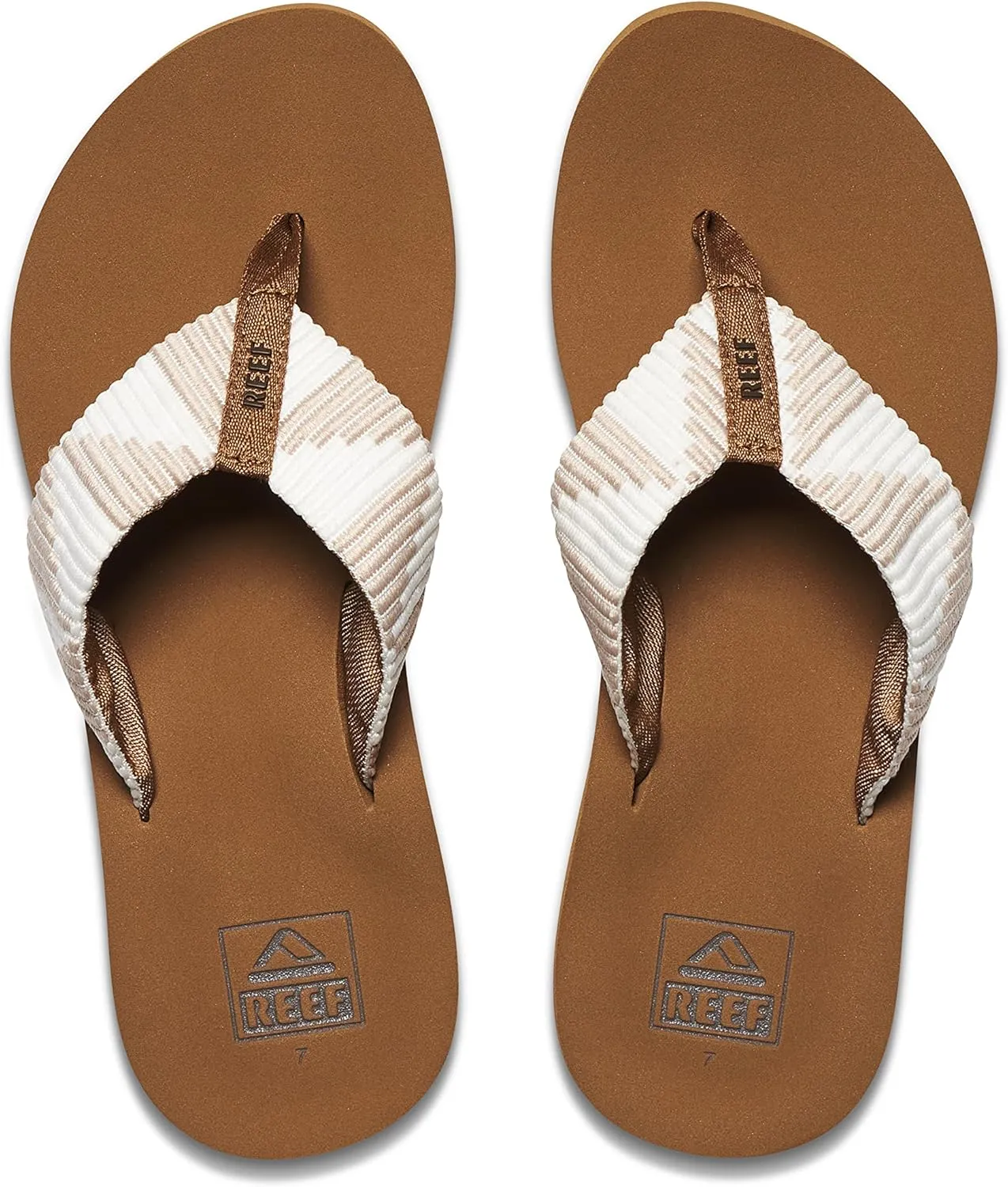 REEF Spring Woven Women's Beach Flip Flop, Soft Woven Strap & Cushion Footbed