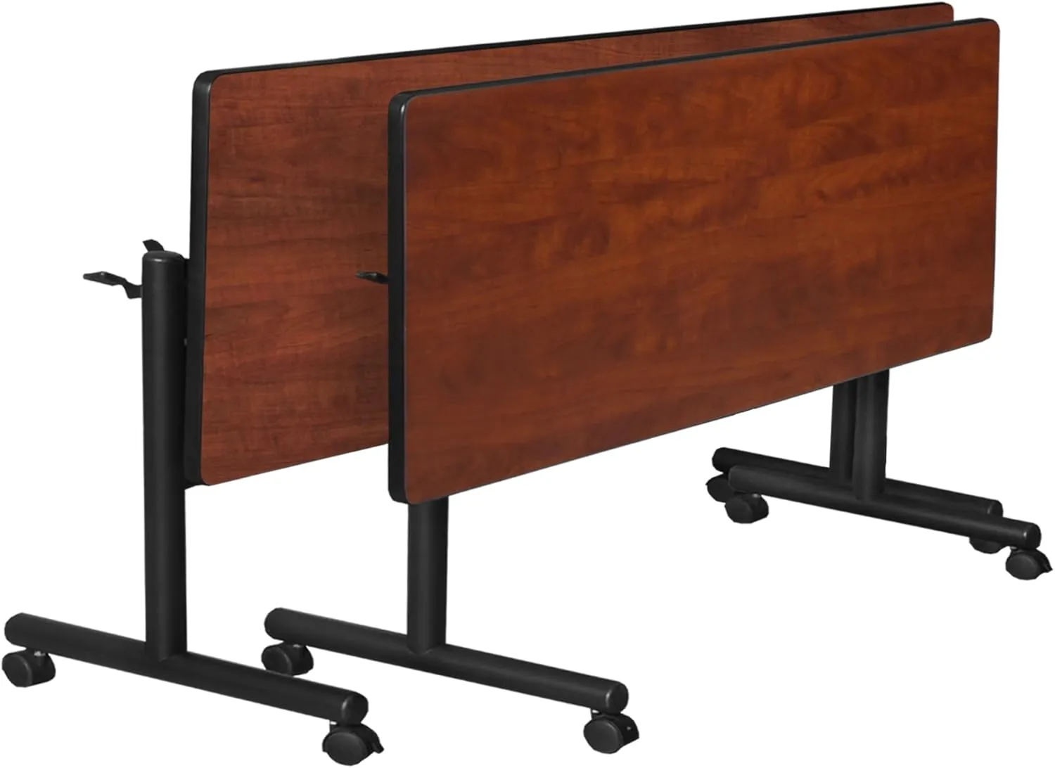 Regency Kobe 48 x 30 in. Flip-Top Training Nesting Table- Cherry