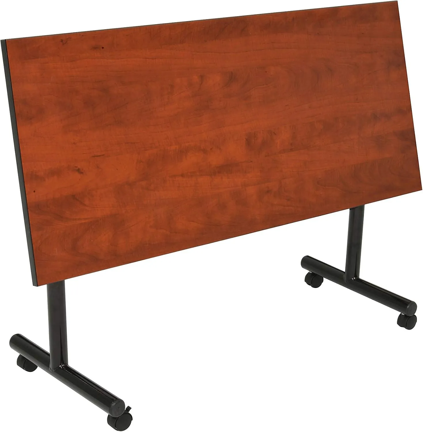 Regency Kobe 48 x 30 in. Flip-Top Training Nesting Table- Cherry