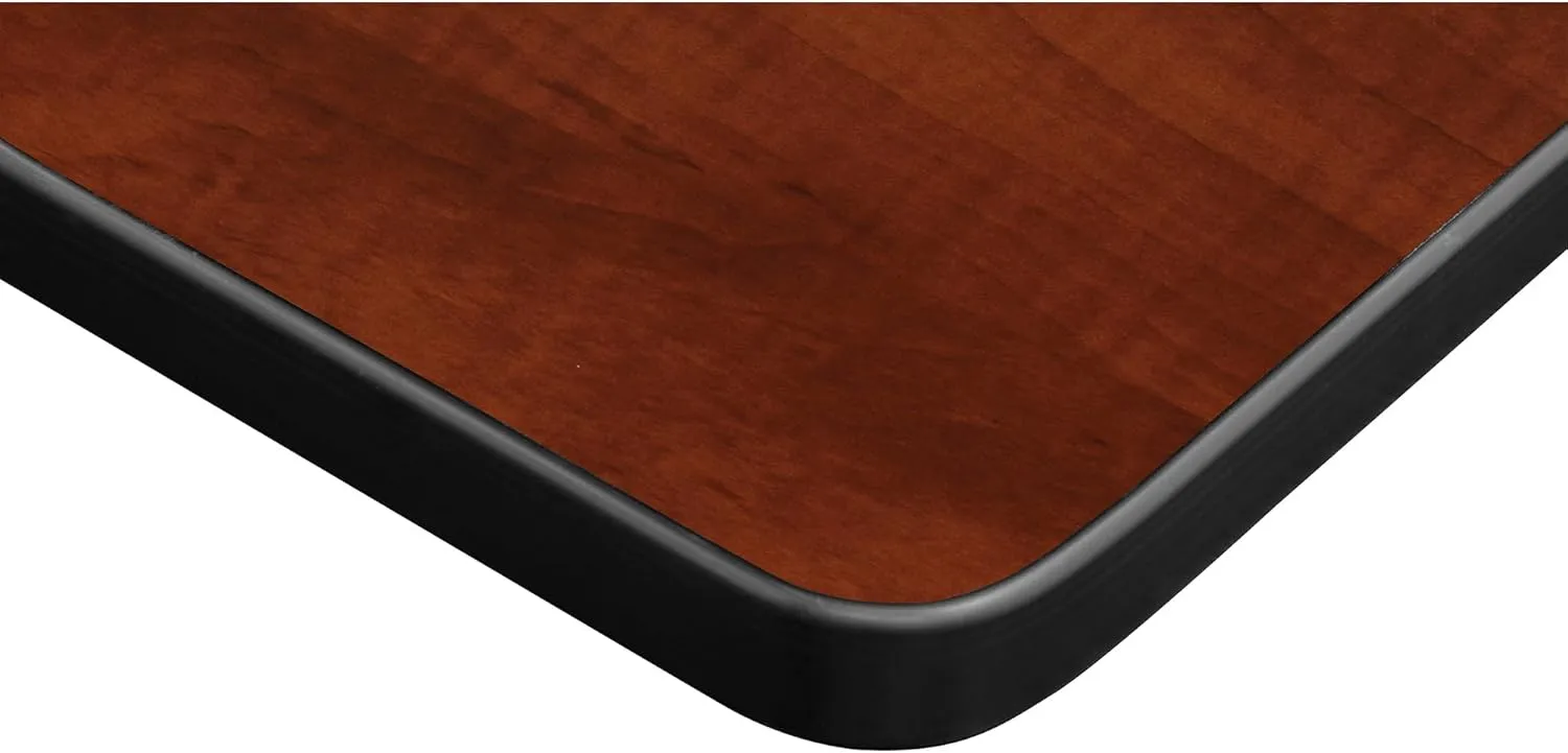 Regency Kobe 48 x 30 in. Flip-Top Training Nesting Table- Cherry
