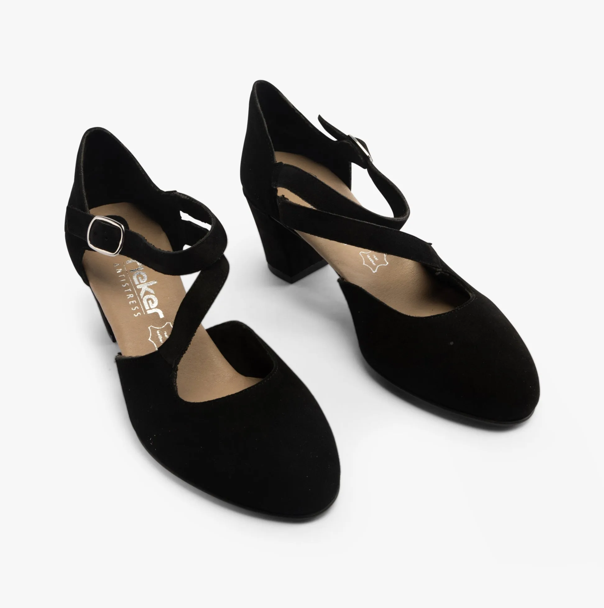 Rieker 41080-00 Womens Shoes Black