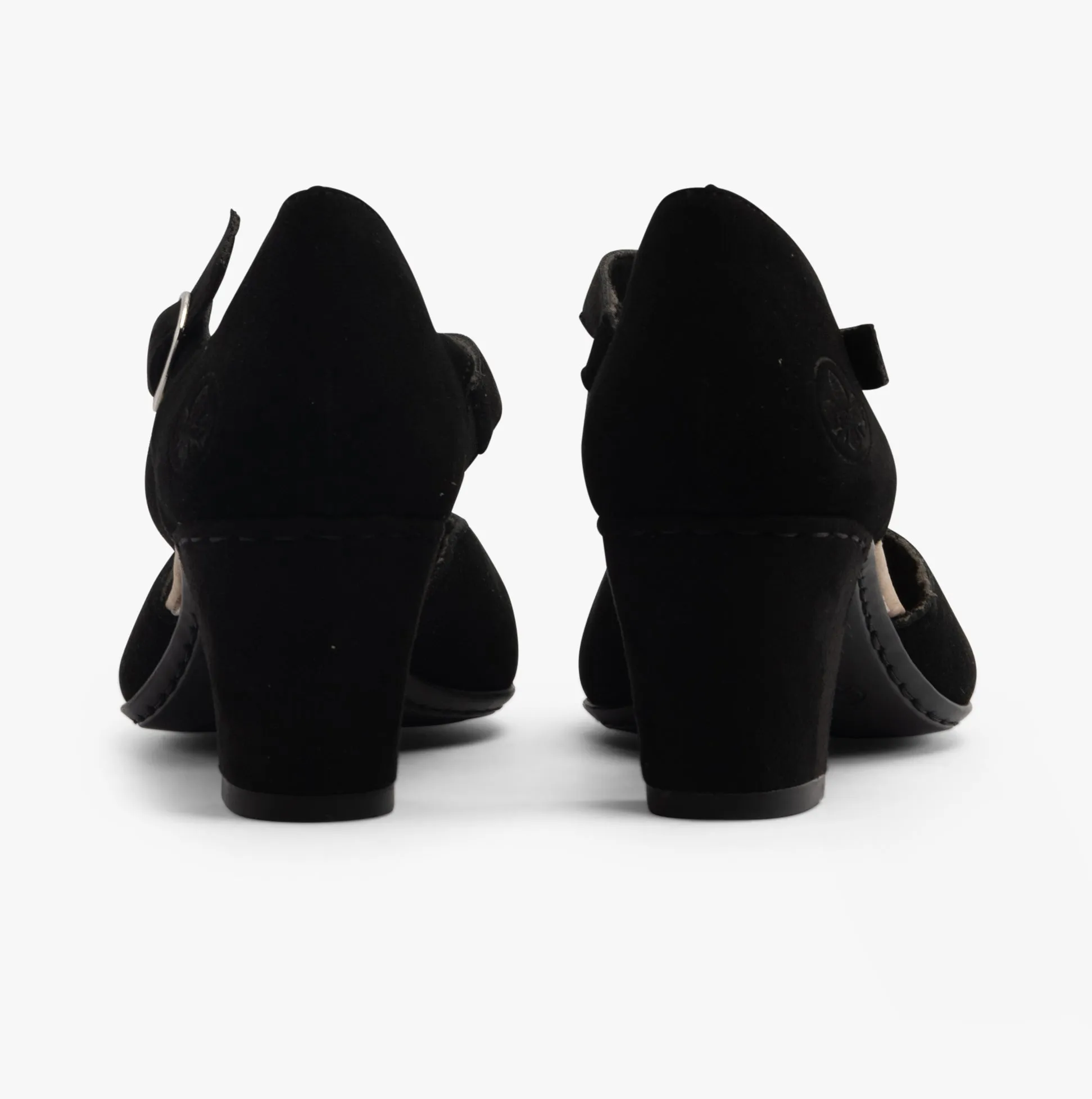 Rieker 41080-00 Womens Shoes Black