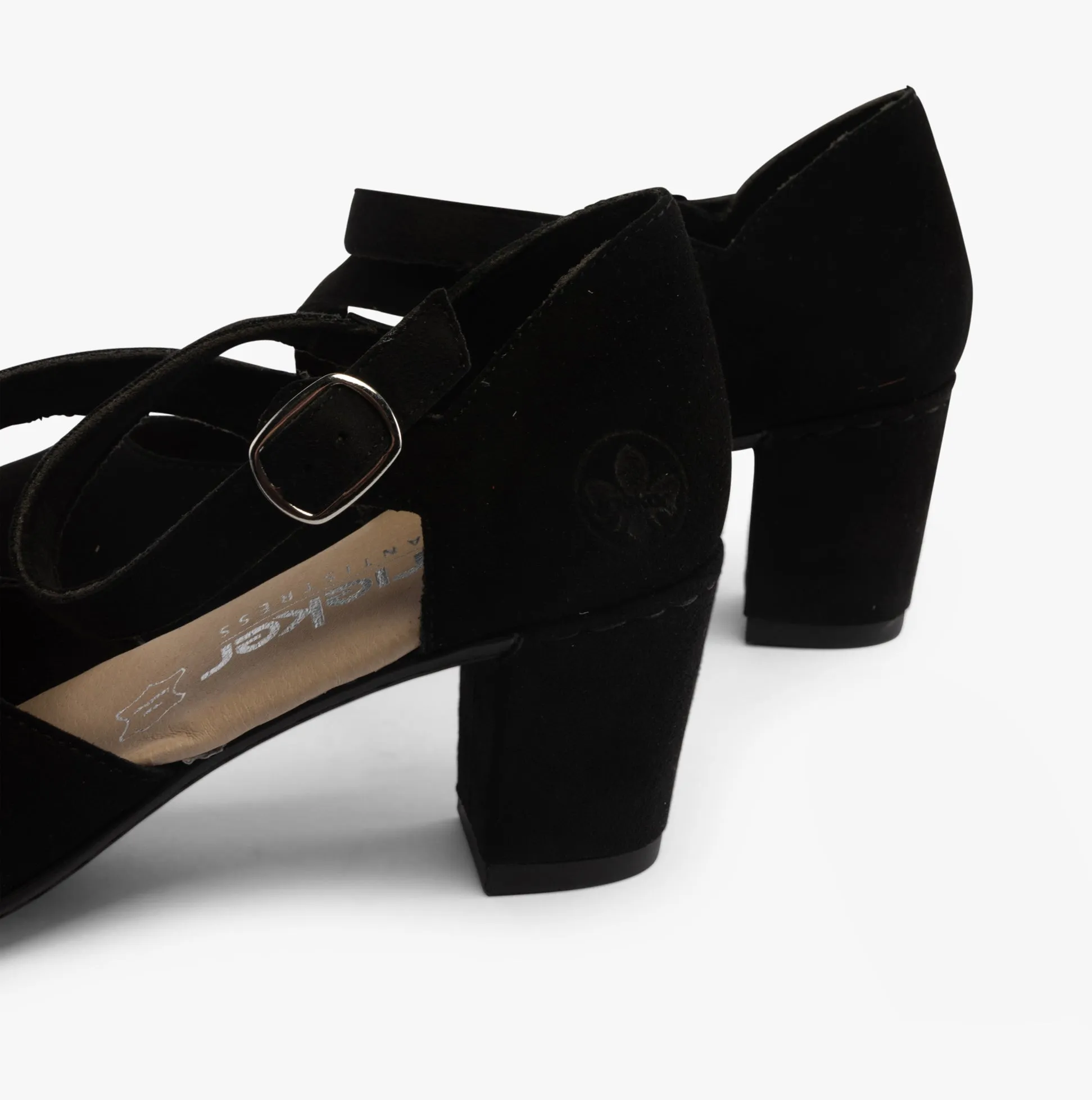 Rieker 41080-00 Womens Shoes Black