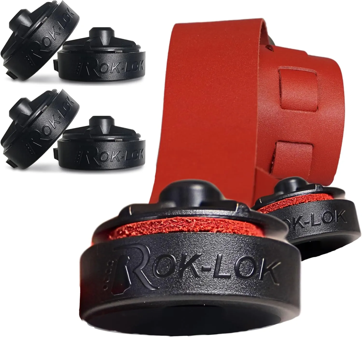 Rok Lok Universal Quick Change Guitar Strap Lock Multi-Set Bundle - 2 Complete Strap Lock Sets - Protect Your Instrument with no modifications or hardware replacement