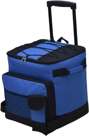 Rolling Cooler Cart Wheeled Cooler Portable with Bag Cooler Bag Insulated for Hiking Picnic Fishing Home Office
