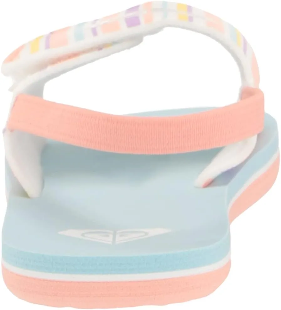 Roxy Girl's Tw Finn Sling Back Flip Flop Sandal