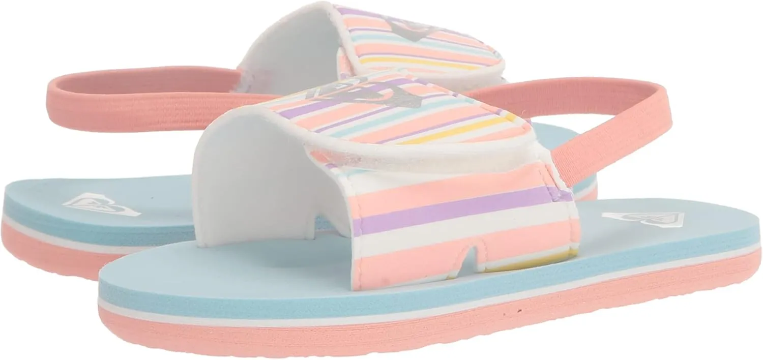Roxy Girl's Tw Finn Sling Back Flip Flop Sandal