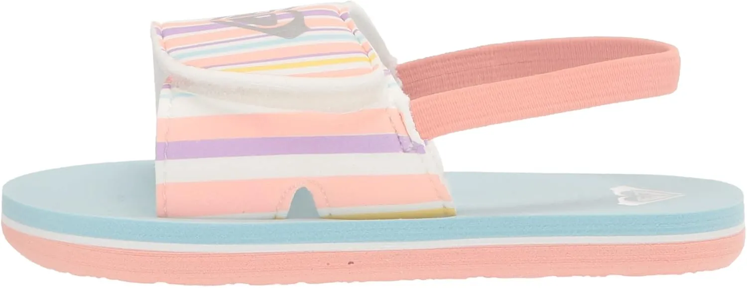 Roxy Girl's Tw Finn Sling Back Flip Flop Sandal