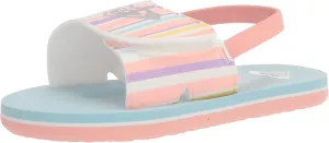 Roxy Girl's Tw Finn Sling Back Flip Flop Sandal